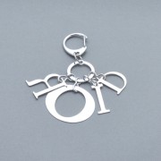 Брелок на сумку Dior серебро