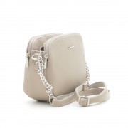 Клатч женский David Jones 6100-2/6200-2T кремовый серый