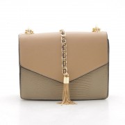 Клатч женский H6515 бежевый коричневый