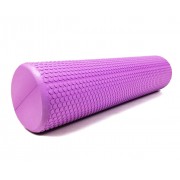 Массажный ролик EasyFit Foam Roller 60 см Фиолетовый