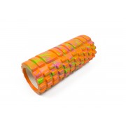 Массажный ролик EasyFit Grid Roller 33 см v.1.1 Multi Оранжевый