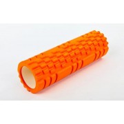 Массажный ролик EasyFit Grid Roller 45 см v.2.1 Оранжевый