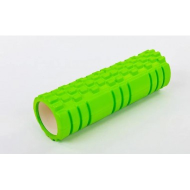 Масажний ролик EasyFit Grid Roller 45 см v.2.1 Салатовий