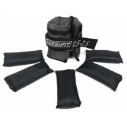 Обтяжувачі для ніг та рук з металом EasyFit Metal набірні зі змінною вагою 0,5-2,5 кг