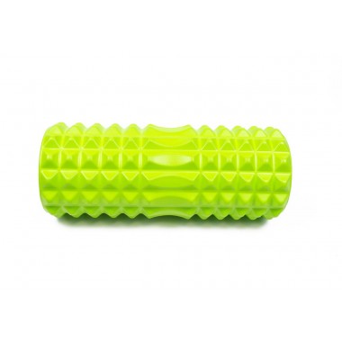 Масажний ролик EasyFit Grid Roller 33 см v.1.2 Салатовий