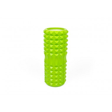Масажний ролик EasyFit Grid Roller 33 см v.1.2 Салатовий