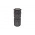 Масажний ролик EasyFit Grid Roller 33 см v.1.2 Чорний
