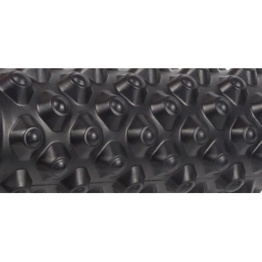 Масажний ролик EasyFit Grid Roller Extreme 33 см Чорний