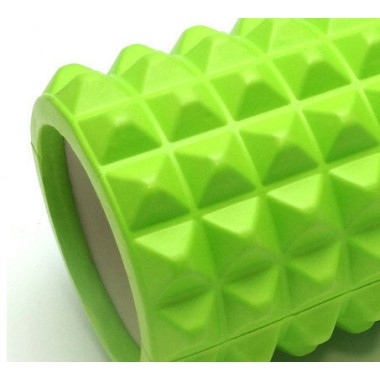 Масажний ролик EasyFit Grid Roller 45 см v.2.2 Салатовий