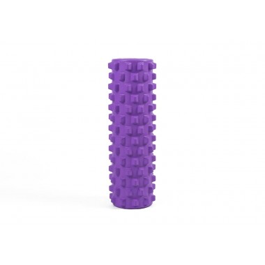 Массажный ролик EasyFit Grid Roller PRO 45 см Фиолетовый