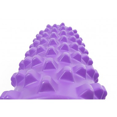 Масажний ролик EasyFit Grid Roller PRO 45 см Фіолетовий