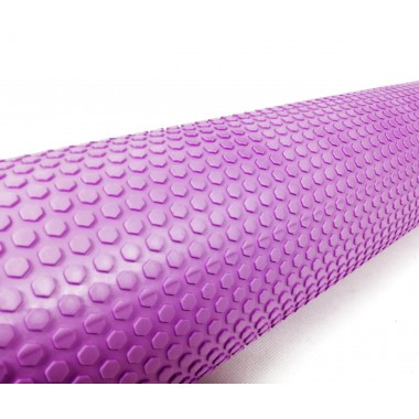 Массажный ролик EasyFit Foam Roller 45 см Фиолетовый