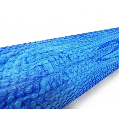 Массажный ролик EasyFit Foam Roller 60 см двухцветный Синий-голубой