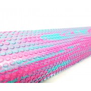 Масажний ролик EasyFit Foam Roller 60 см двоколірний М'ятний-рожевий