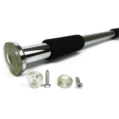 Раздвижной распорный турник EasyFit 83-130 см Хром