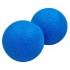 Массажный мячик EasyFit TPR двойной 12х6 см синий