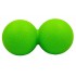Массажный мячик EasyFit TPR двойной 12х6 см зеленый