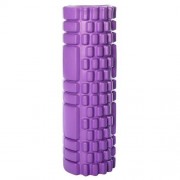 Масажний ролер EasyFit Grid Roller Mini 30 см фіолетовий