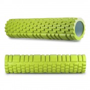 Масажний ролер EasyFit Grid Roller 60 см v.3.1 салатовий