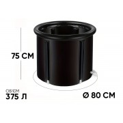 Каркасна крижана кріо ванна EasyFit круглий басейн для оздоровлення