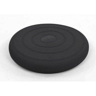 Балансировочная массажная подушка гладкая EasyFit Balance Cushion Черный