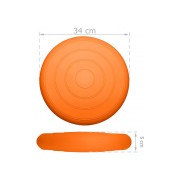 Балансировочная массажная подушка гладкая EasyFit Balance Cushion Оранжевый