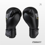 Боксерські рукавички Everlast 10 унцій (10 oz) чорні