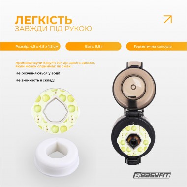 Капсула “Зеленое яблоко” для бутылки EasyFit Air Up