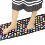 Ортопедический массажный коврик EasyFit 70 см с камешками