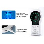 Міостимулятор з підігрівом EasyFit Pro ActivePulse імпульсний масажер для м'язів + Чохол