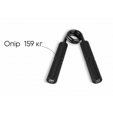 Кистевой эспандер EasyFit Hand Grip PRO 136 кг черный (300 lb)