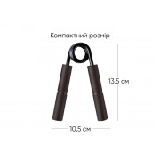 Кистевой эспандер EasyFit Hand Grip PRO 159 кг черный (350 lb)
