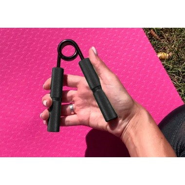 Кистевой эспандер EasyFit Hand Grip PRO 136 кг черный (300 lb)