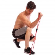 Эспандер EasyFit восьмерка трубчатый оранжевый