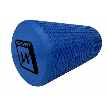 Массажный ролик EasyFit Foam Roller 30 см Синий