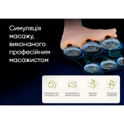 Масажна ванна для ніг EasyFit з підігрівом, масажер для стоп електричний