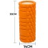 Массажный ролик EasyFit Grid Roller 33 см v.1.1 Оранжевый