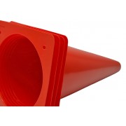 Конусы-фишки спортивные EasyFit 31 см (набор 4 штуки) красные