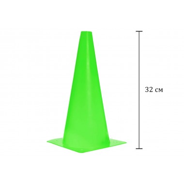 Конус-фишка спортивная EasyFit 32 см зеленая