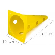 Конус-фишка спортивная EasyFit 31 см желтая