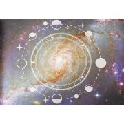 Коврик для йоги EasyFit Light VioletMoon (замша-каучук)