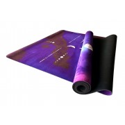 Коврик для йоги EasyFit BlueMoon (замша-каучук) фиолетовый