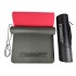 Килимок для йоги та фітнеса EasyFit TPE+TC 6мм двошаровий + Чохол чорний з червоним