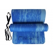 Коврик для йоги и фитнеса EasyFit s-EVA Mat 8 мм Синий