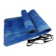 Коврик для йоги и фитнеса EasyFit s-EVA Mat 8 мм Синий