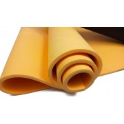 Коврик для йоги и фитнеса EasyFit PER Premium Mat 8 мм + Чехол оранжевый