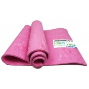 Коврик для йоги и фитнеса EasyFit PER Premium Mat 8 мм + Чехол розовый