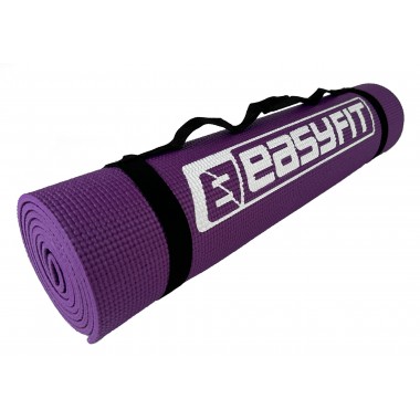 Коврик для йоги и фитнеса EasyFit ПВХ (PVC) Фиолетовый