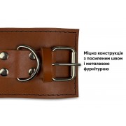 Манжета EasyFit F10 для тяги на тренажері (шкіра) коричнева