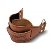 Манжета EasyFit F9 коричнева для тяги на тренажері (шкіра)